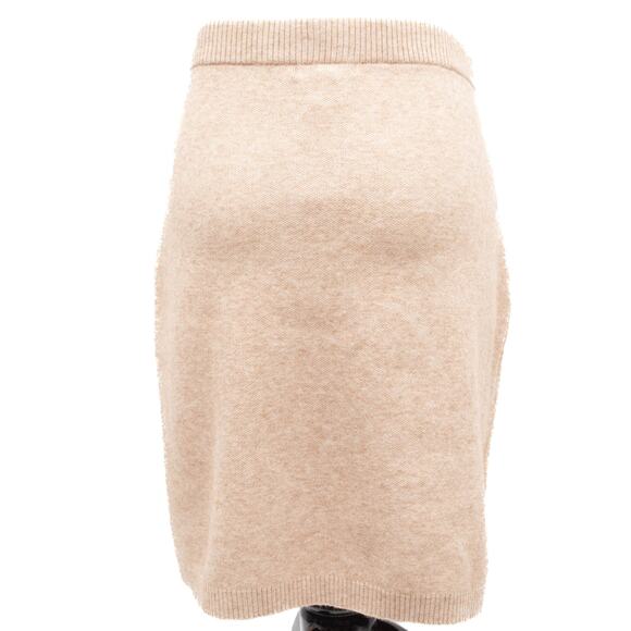 Skies Are Blue Oatmeal Cozy Knit MIni Skirt Size Large - Picture 3 of 7